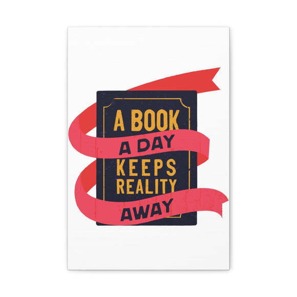 Inspirational Wall Art Keeps Reality Away Motivation Wall Decor for Home Office